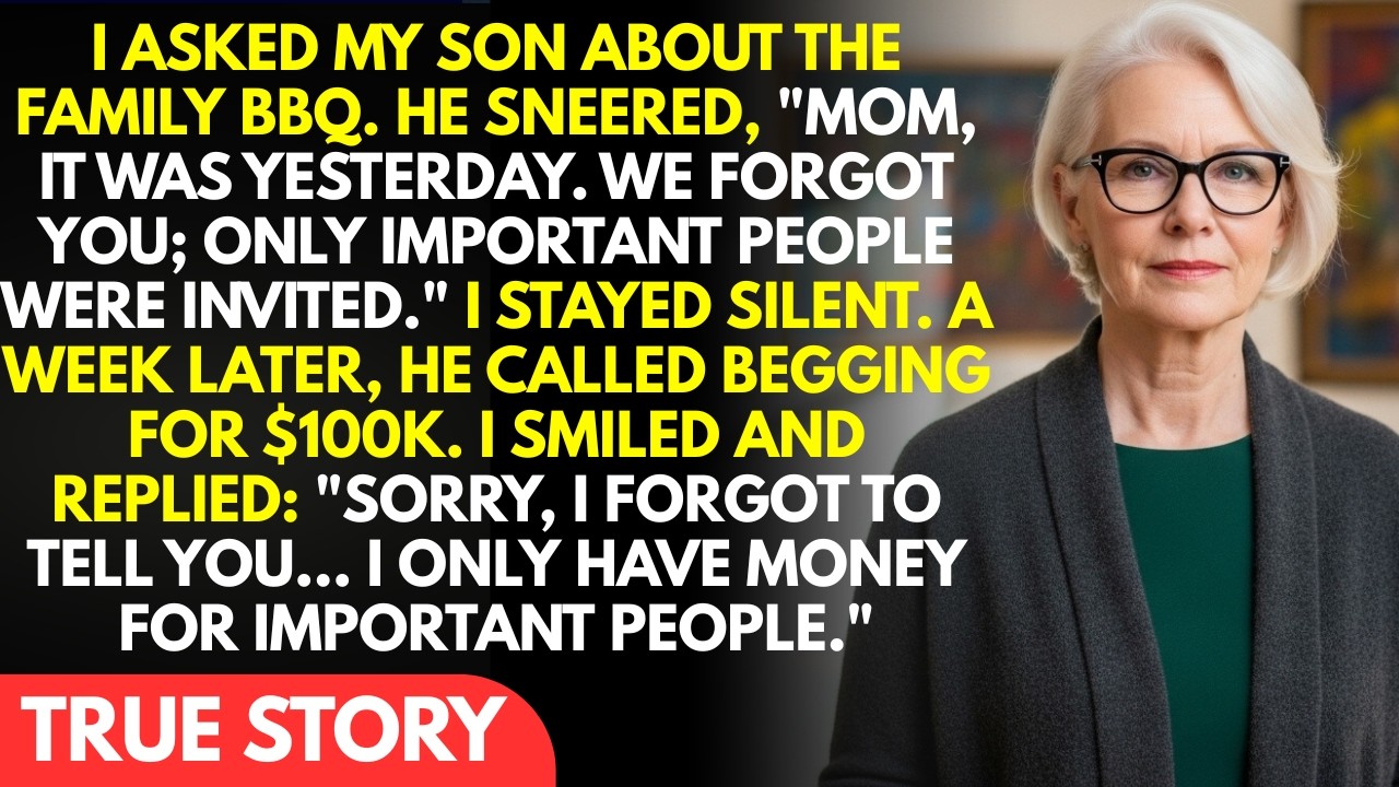 My Son “Forgot” To Invite Me To The Party… But Didn’t Forget To Ask For 100k Later. So I.