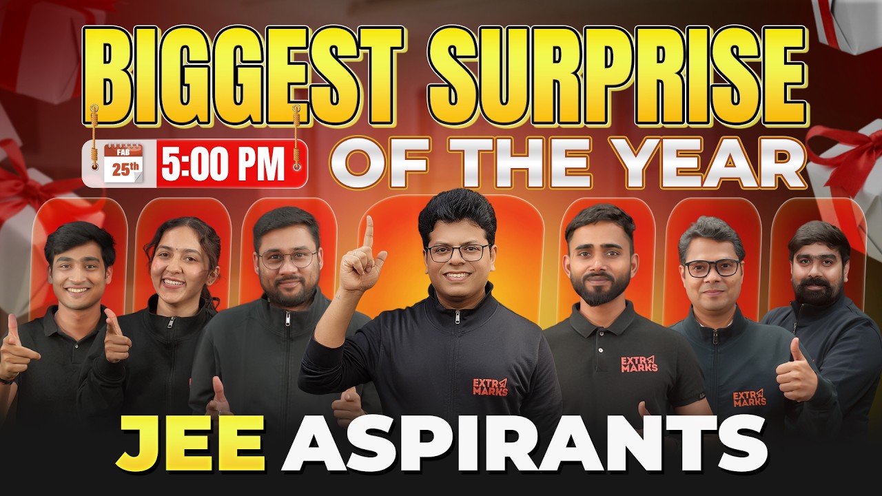 BIG JEE Surprise Reveal 🔥 | 25th Feb, 5 PM | This Will Transform Your JEE Prep | JEE 2026