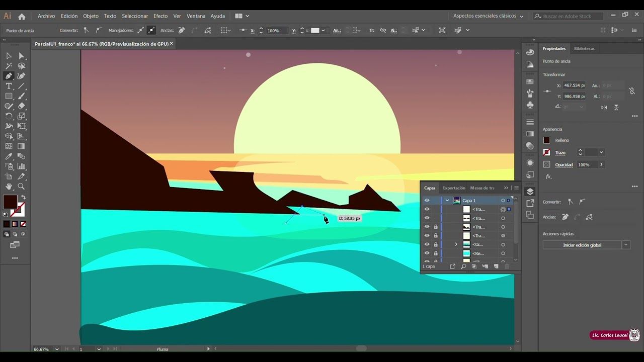 COMO CREAR UNA ILUSTRACIÓN CON VECTORES