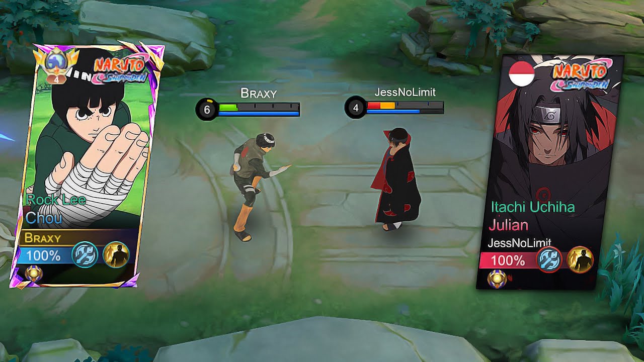 BRAXY ROCK LEE VS JULIAN ITACHI!