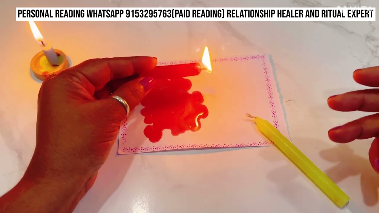 CANDLE WAX READING - WO LATE NIGHT KYA SOCH RAHE HAIN AAPKE BARE MEIN - Hindi Tarot Reading