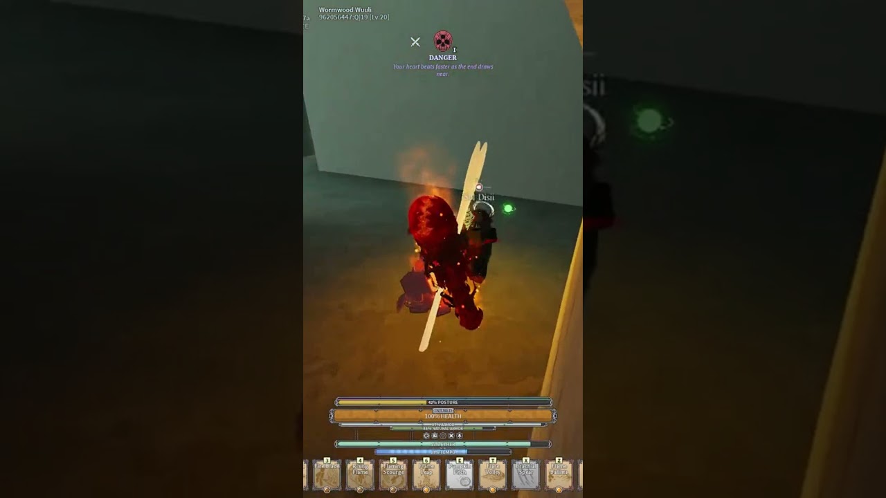 Flame + Heavy Is CRAZY! 🔥😱 (Credit:Tokito69) #deepwoken