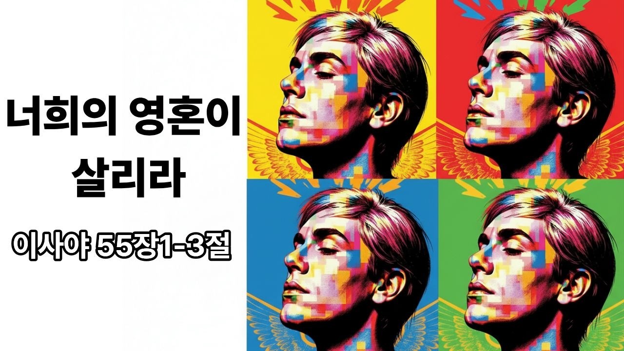 설교노트 - 너희의 영혼이 살리라 - 이사야 55장 1-3절