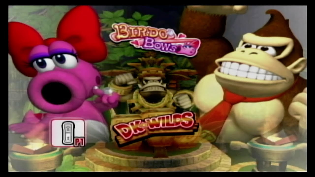 Mario Super Sluggers: Birdo Bows vs DK Wilds Gameplay HD
