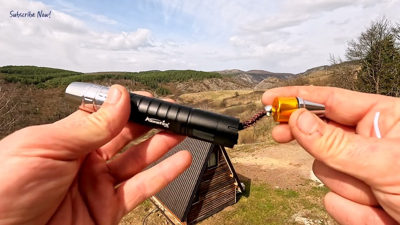 ALONEFIRE 3-in-1 365nm UV LED FLASHLIGHT WITH LCD DISPLAY - ALIEXPRESS UNBOXING