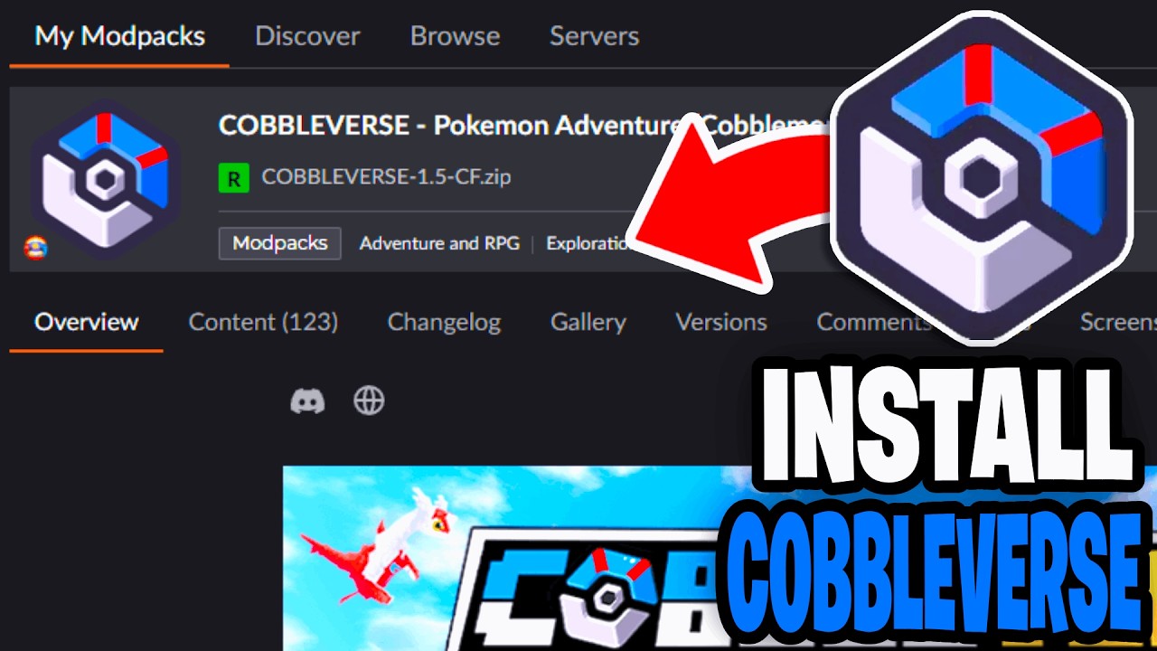 Как скачать Cobbleverse для Minecraft 2026! - Инструкция