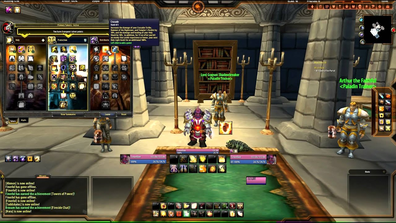 ★ WoW Paladin - Protection Paladin Tutorial - Talents and Spec - Towelliee + TGN