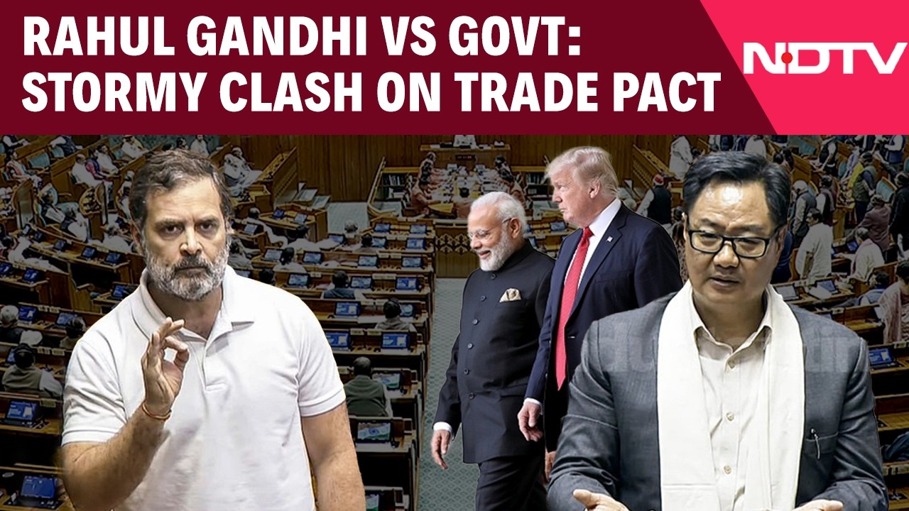 Rahul Gandhi Speech | Fiery Face-Off in Lok Sabha Over India-US Trade Deal