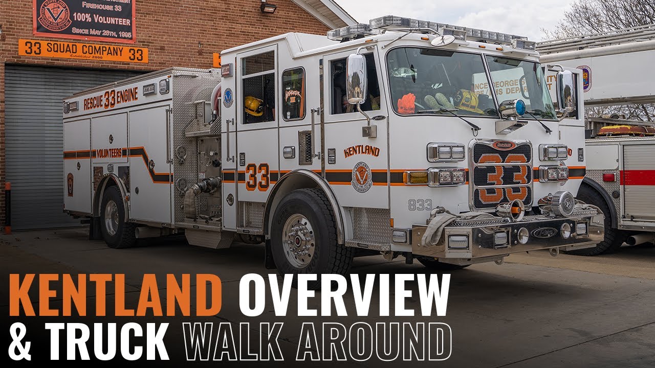 Fire Truck walk-around | Kentland 33 VFD | FireTech LED Lights
