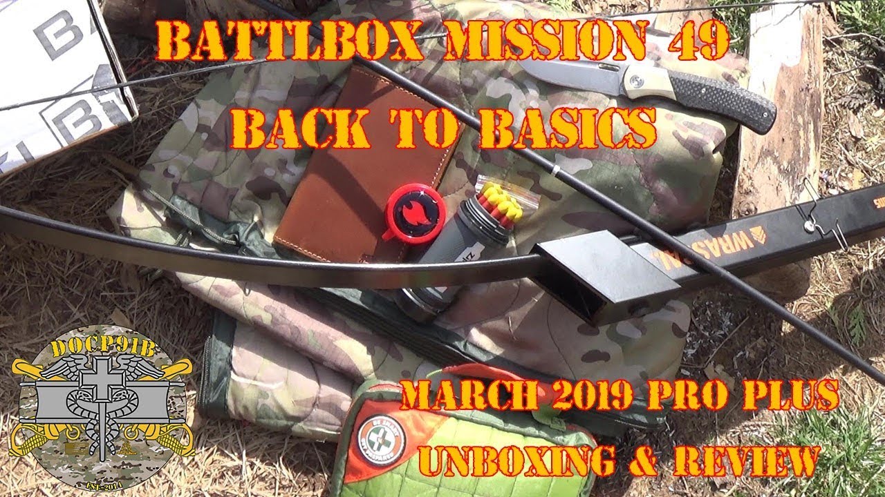 BattlBox (Battlebox) Mission 49 - Back to basics - March 2019 Pro Plus Unboxing & Review
