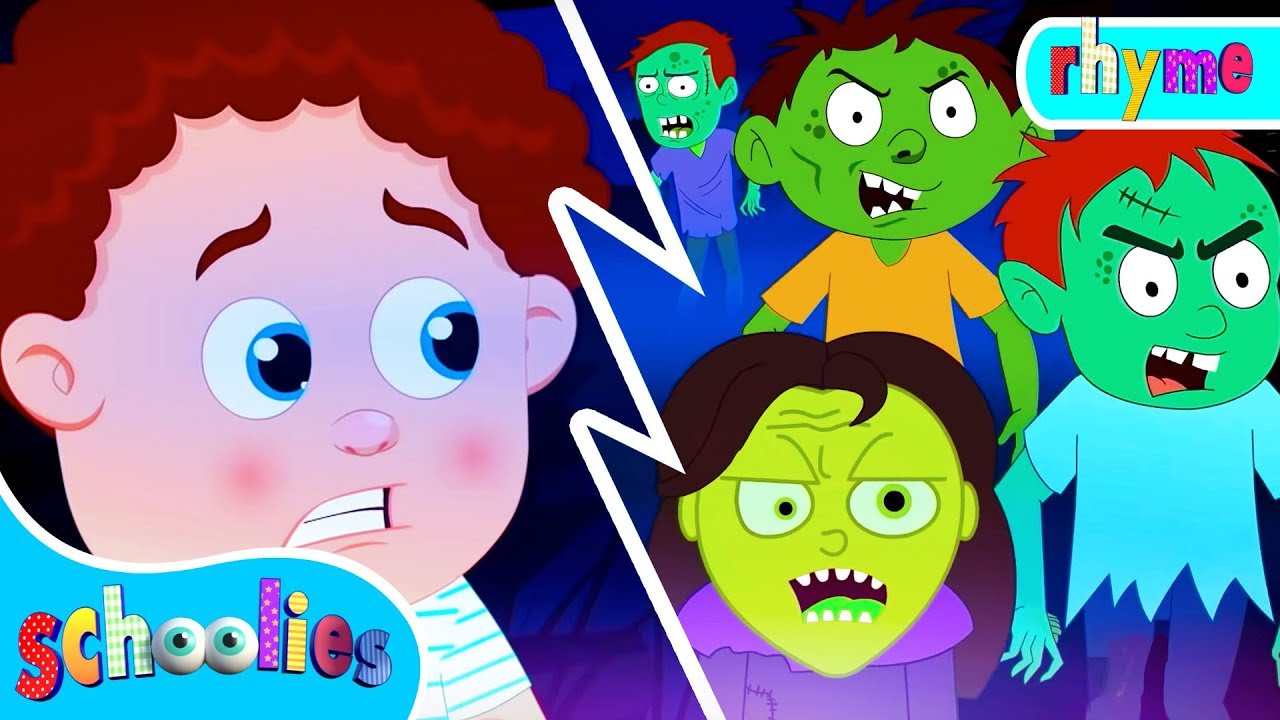 Zombie Town | Schoolies Halloween Songs & Rhymes For Children