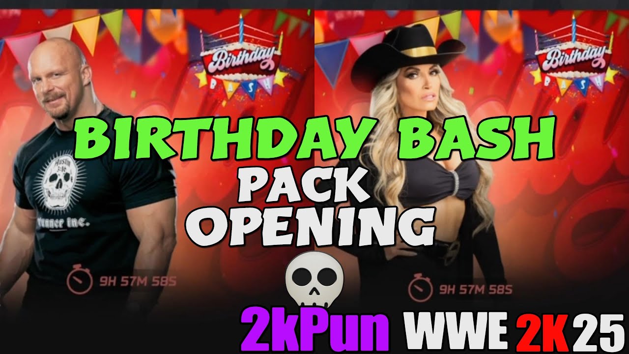 WWE2K25 PACK OPENING BIRTHDAY BASH/SMASH & STASH MyFaction #wwe2k25 #myfaction