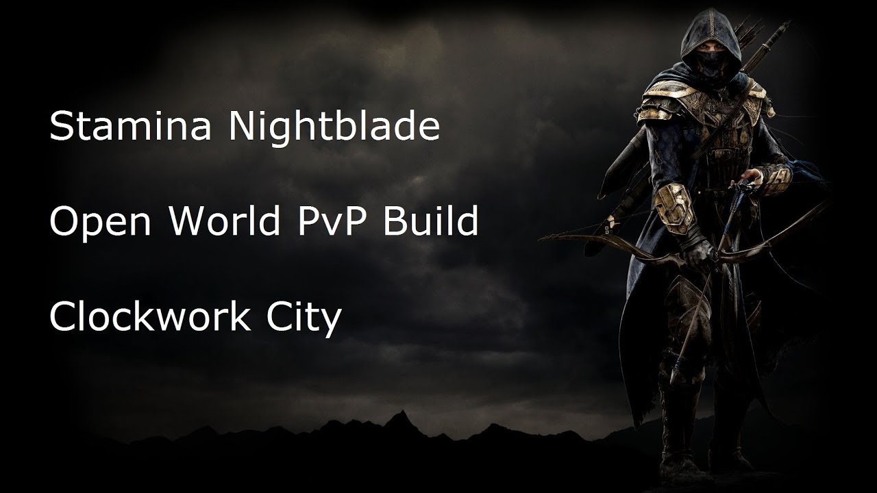 Stamina Nightblade PvP BUILD: The Black Widow