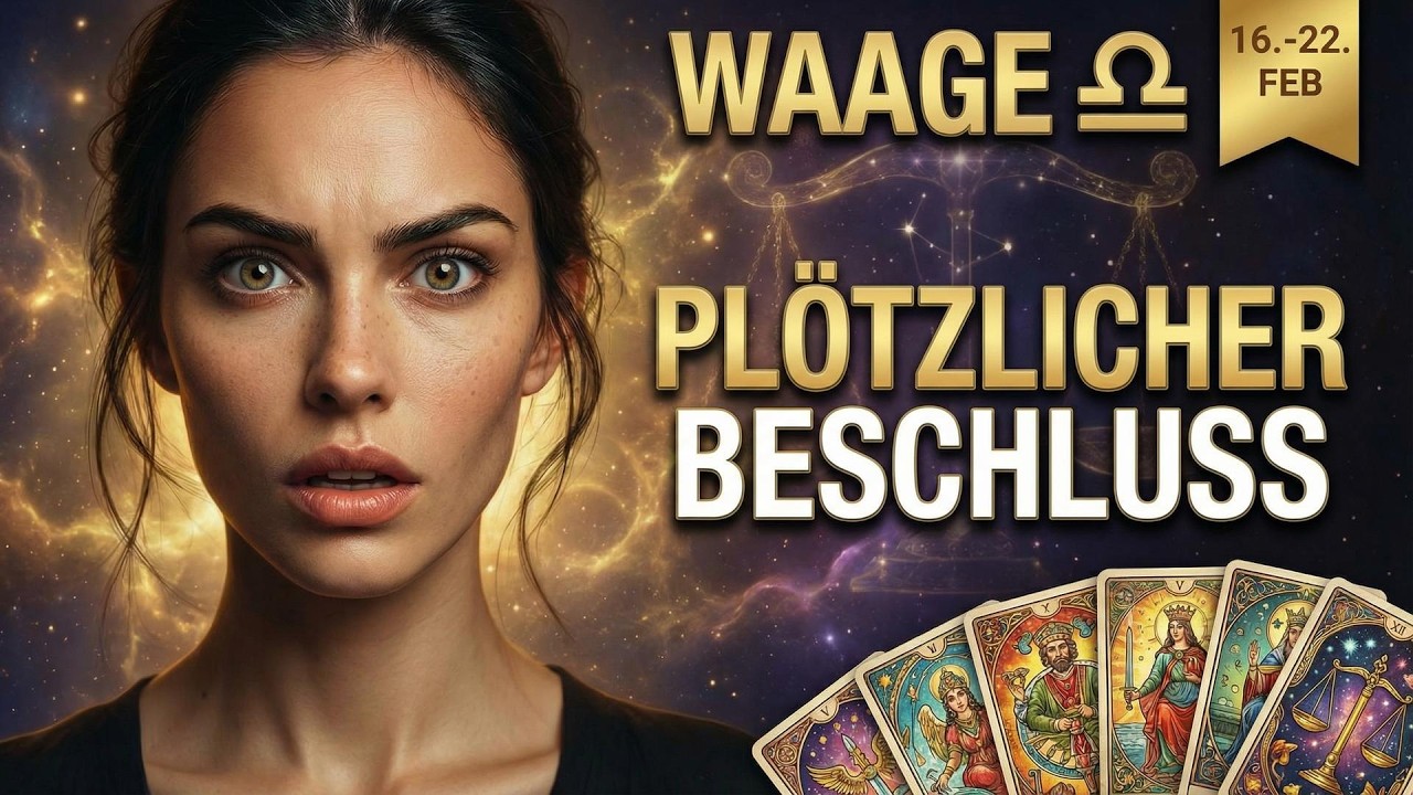 WAAGE ♎ 16.–22. FEB: Dein inneres GLEICHGEWICHT kippt in den VORTEIL! 🔮 Harmonie, Chancen, Liebe
