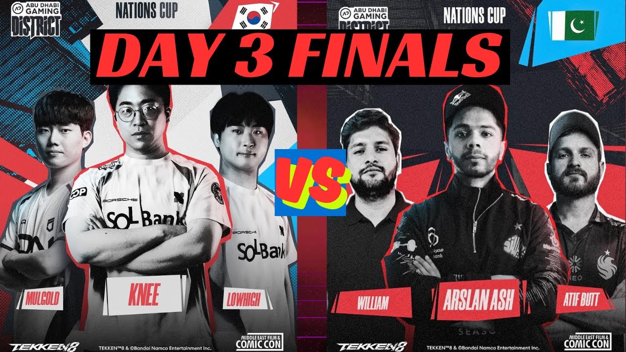 Tekken 8 | Tekken Nations Cup 2025 FINALS | Arslan Ash | Atif Butt | Knee | Low High| Mulgold