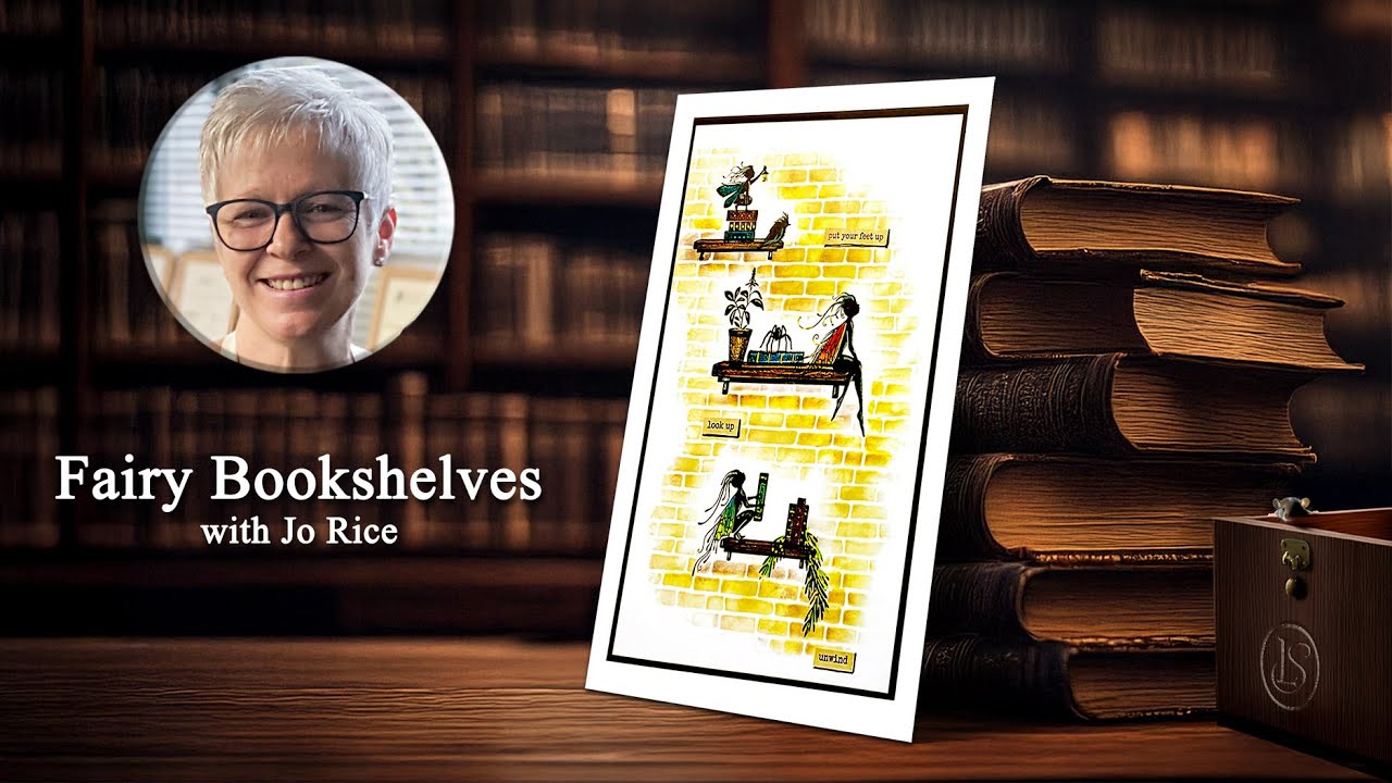 Fairy Bookshelves with Jo Rice - A Lavinia Stamps Tutorial
