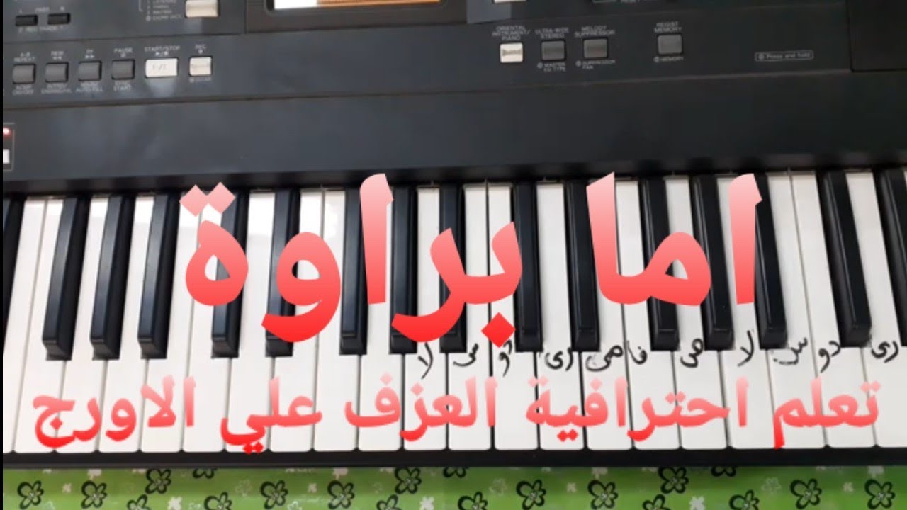 تعلم عزف اغنية اما براوة كاملة علي الاورج_دورات تدريبية اونلاين 00201002633309 واتساب فقط