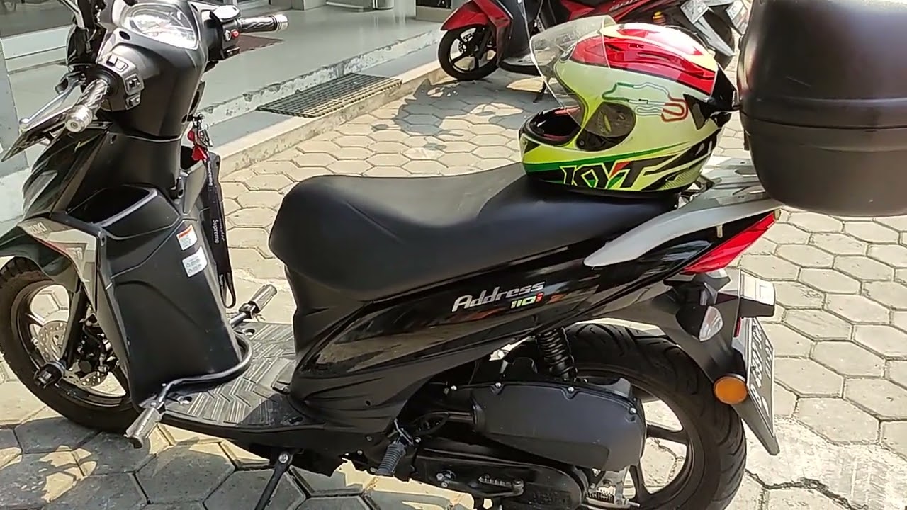 Upgrade Ban Suzuki Address Depan 90/90 Belakang 110/80, Solusi Ground Clereance teratasi 👌