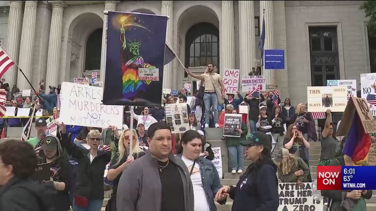 Thousands gather in Hartford for 'No Kings' demonstration