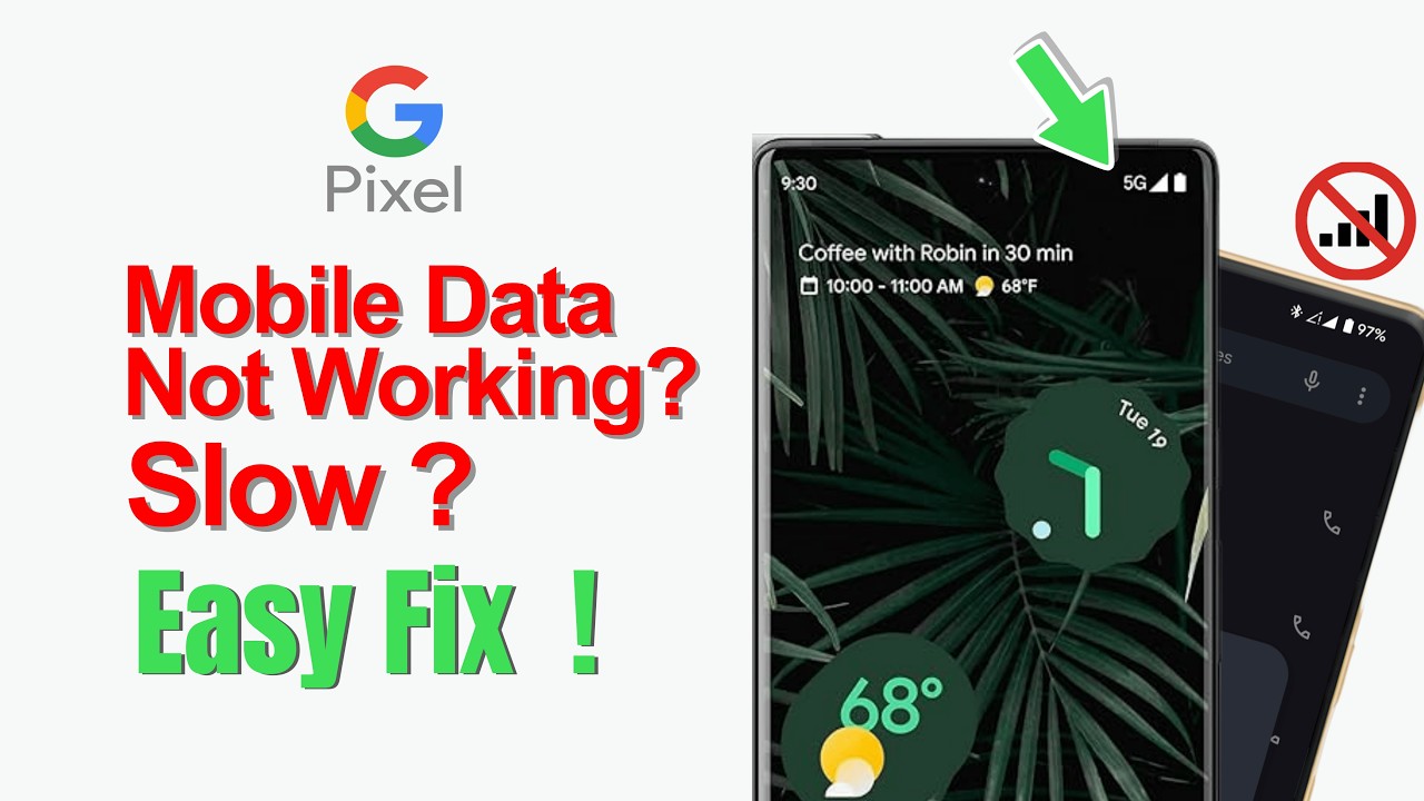 Google Pixel Mobile Data Not Working? | Fix Data Connection Issues on Pixel 5/6/7/8/9 Pro