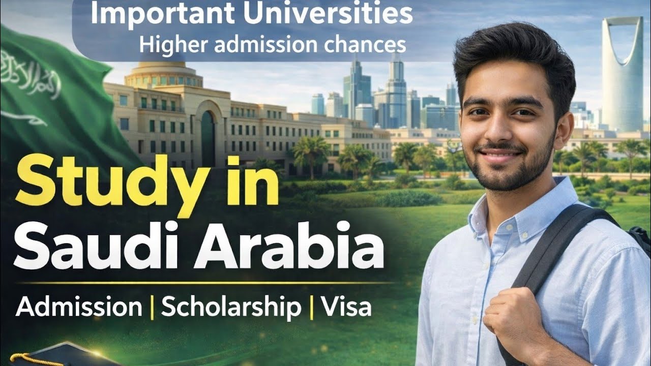 Study in Saudi Arabia 2026 🇸🇦 | Scholarships, Visa, Universities | Full Step-by-Step Guide | 