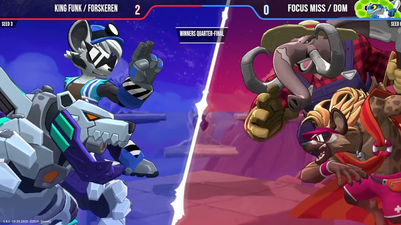 HTSpider + Neylax vs King Funk + Forskeren - ARRIVAL 3 - Rivals of Aether 2: Doubles