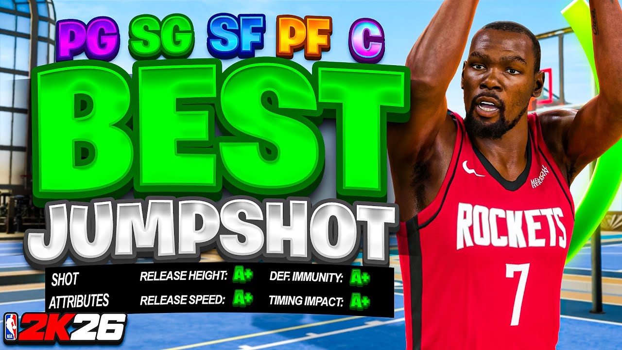BEST JUMPSHOTS for ALL BUILDS & 3PT RATINGS in NBA 2K26! SEASON 4 AFTER PATCH HIGHEST GREEN WINDOW