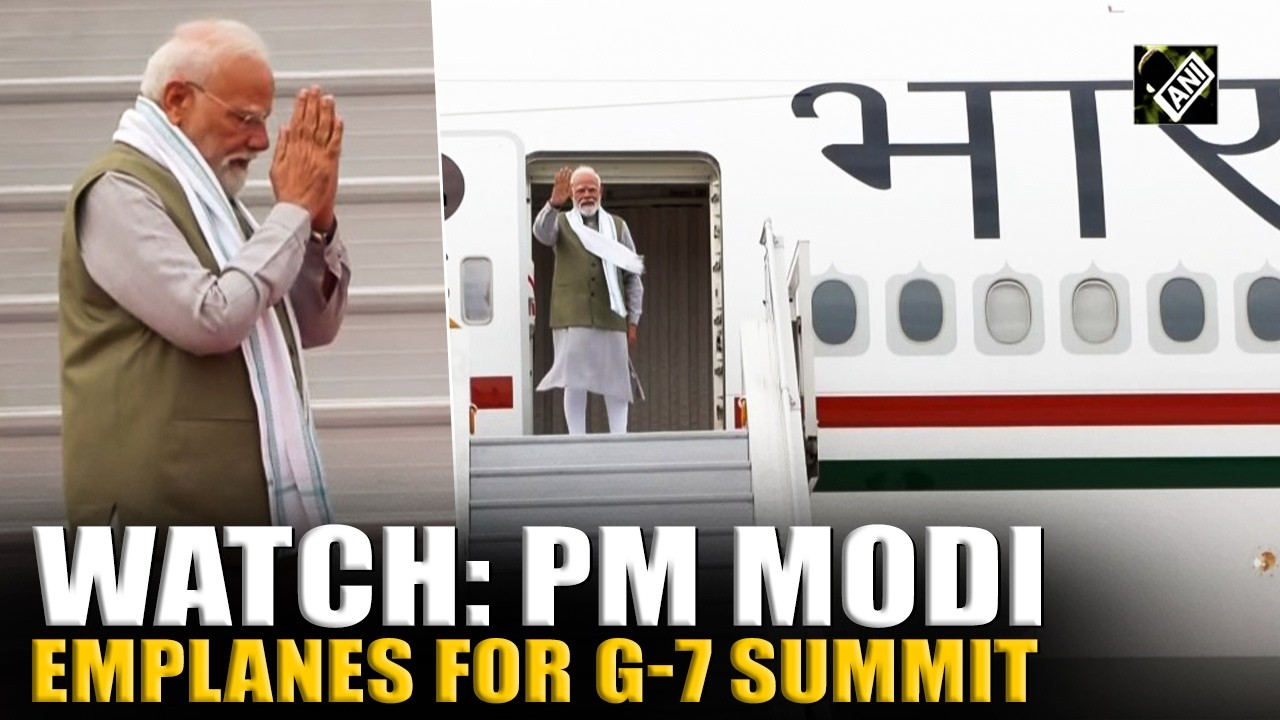 WATCH: PM Modi emplanes for Nice, France to attend 2026 G-7 summit