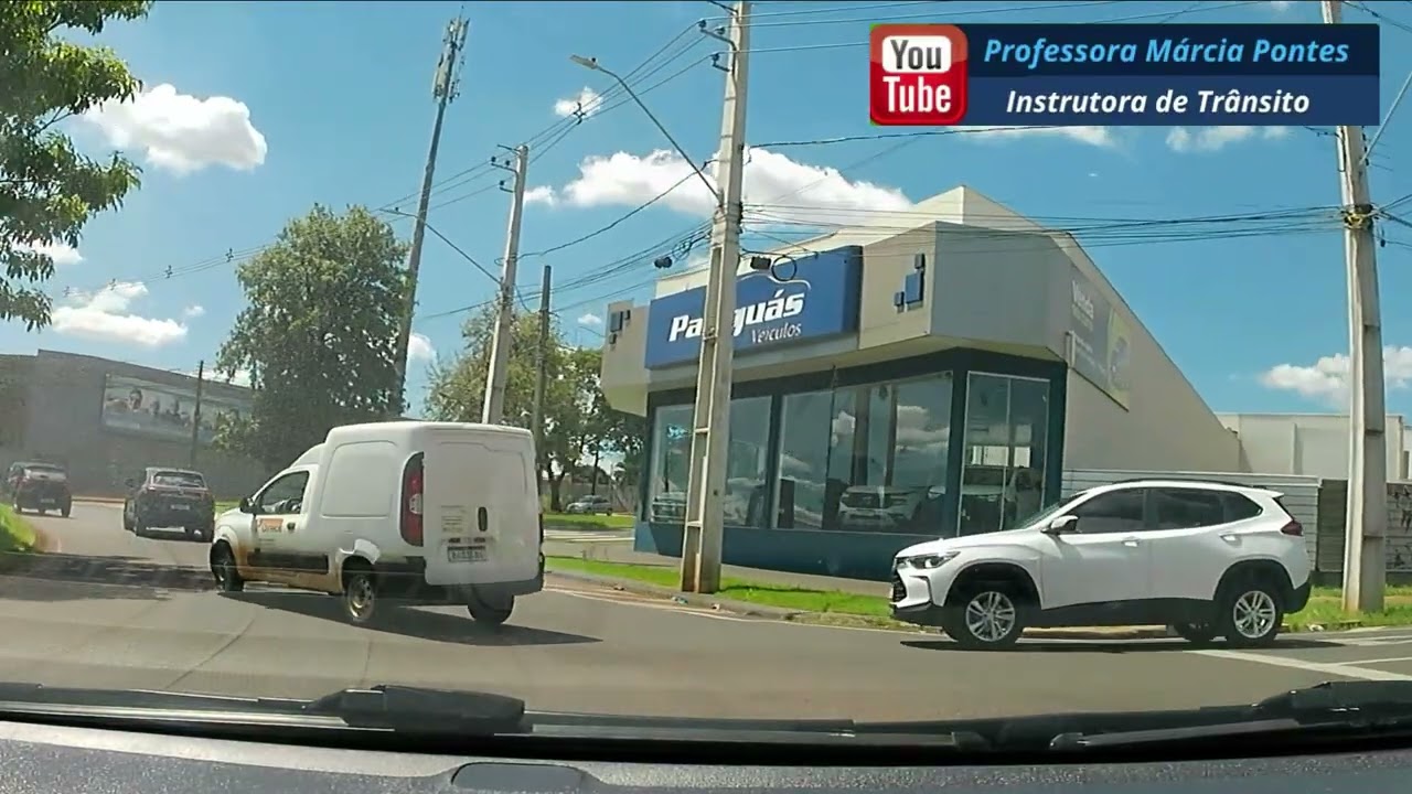 AULA PRÁTICA de direção defensiva com flagrantes de cortadas