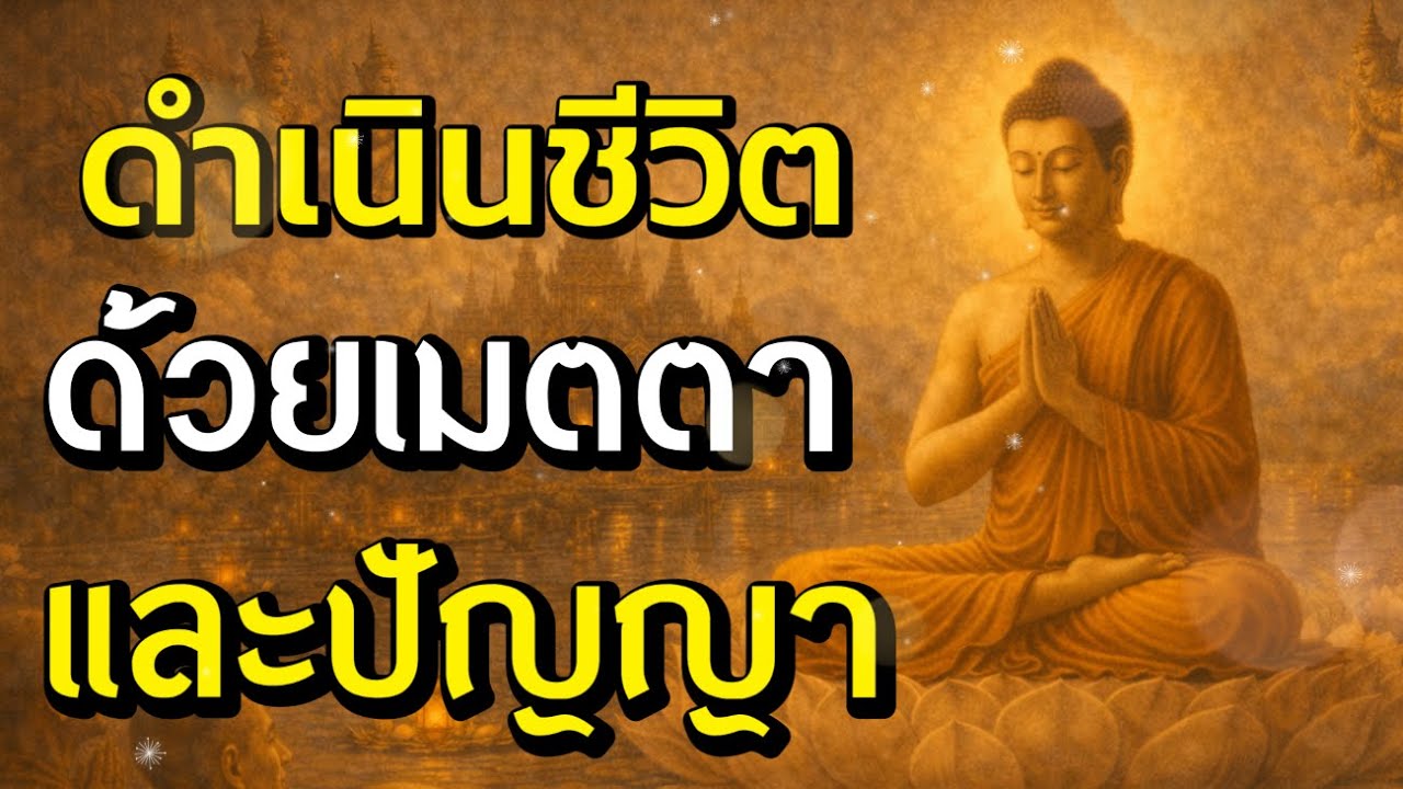 ดำเนินชีวิตด้วยเมตตาและปัญญา | ฟังธรรมผ่อนคลาย | Ep.39