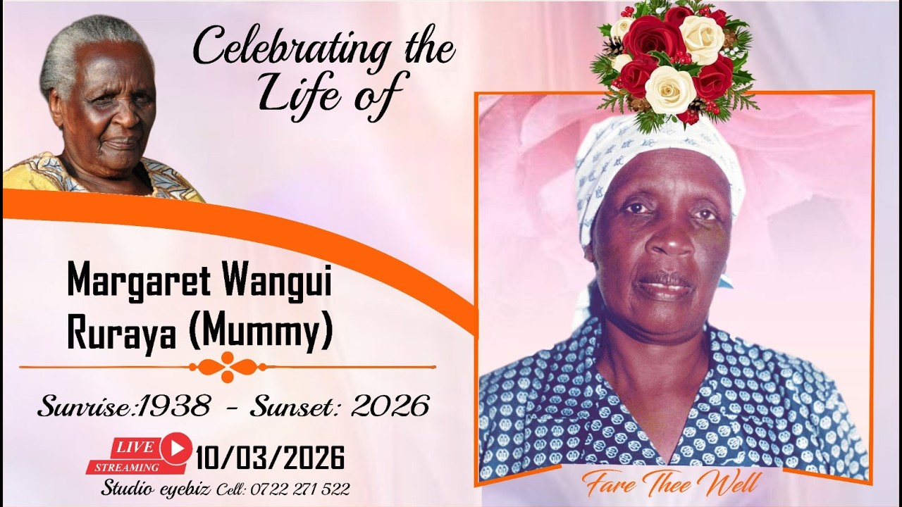 Celebrating the life of a Matriarch MARGARET WANGUI RURAYA (Mummy)