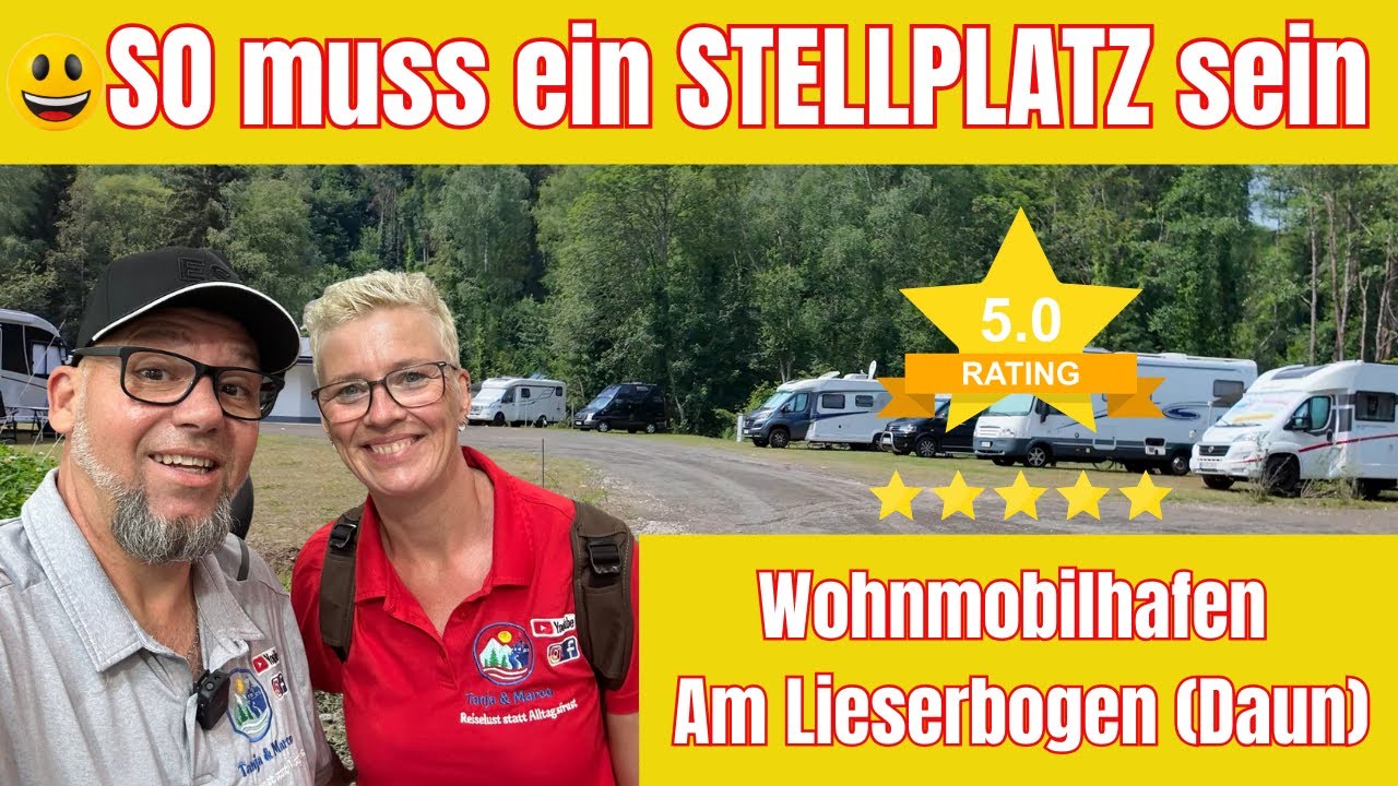 Wohnmobilpark Daun 😍 Wohnmobilhafen am Lieserbogen (Daun) im Test