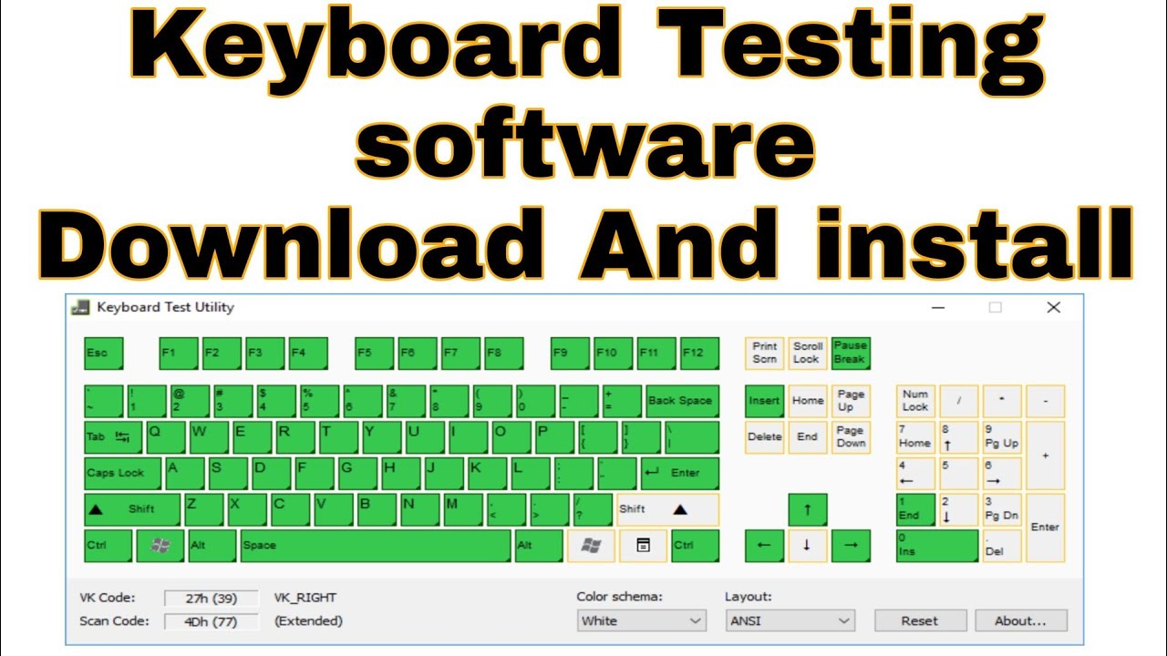 Keyboard Testing Software Download & install For Laptop and Dsktop