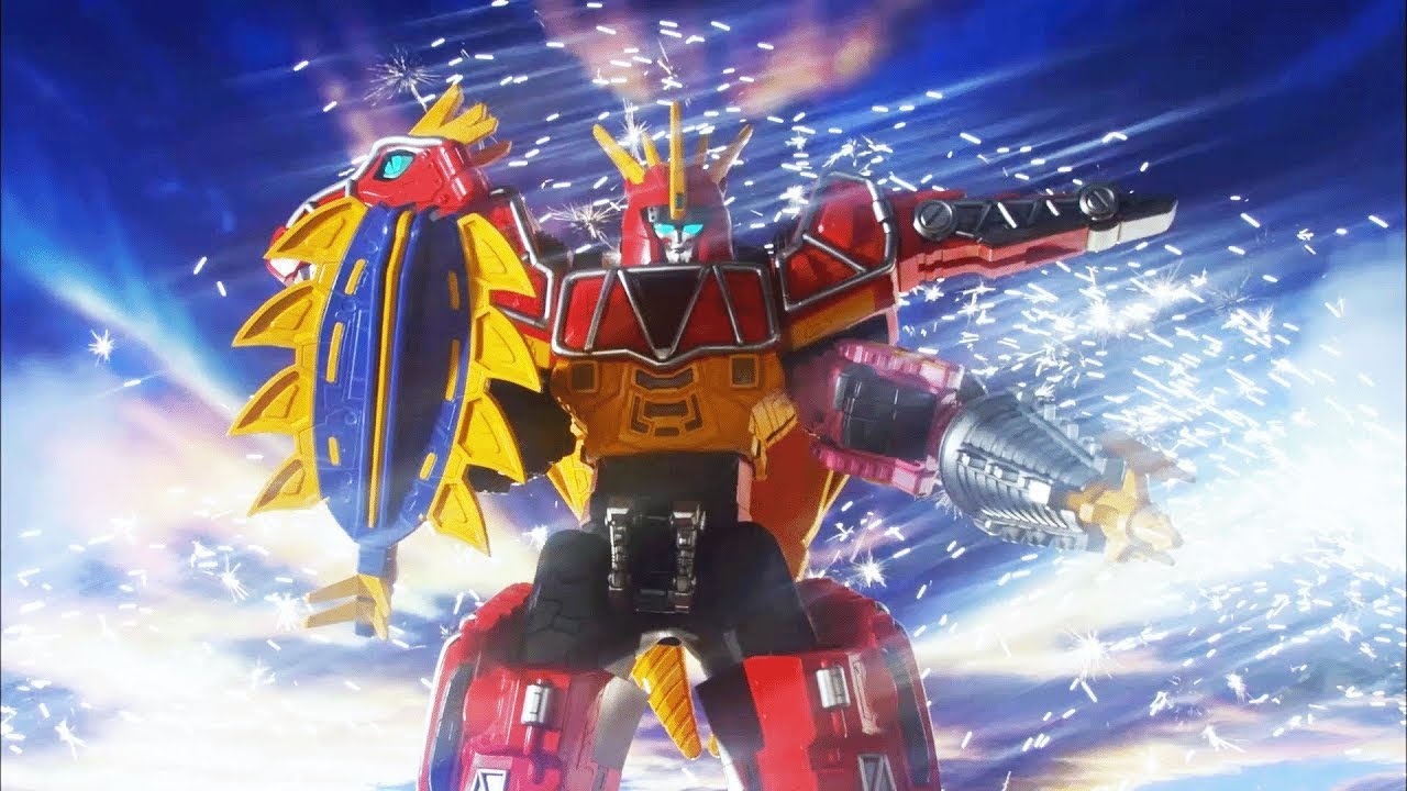 Dino Charge Megazord Desatado 🦖 Dino Super Charge ⚡ Power Rangers 🟡 HasTV Héroes en Acción