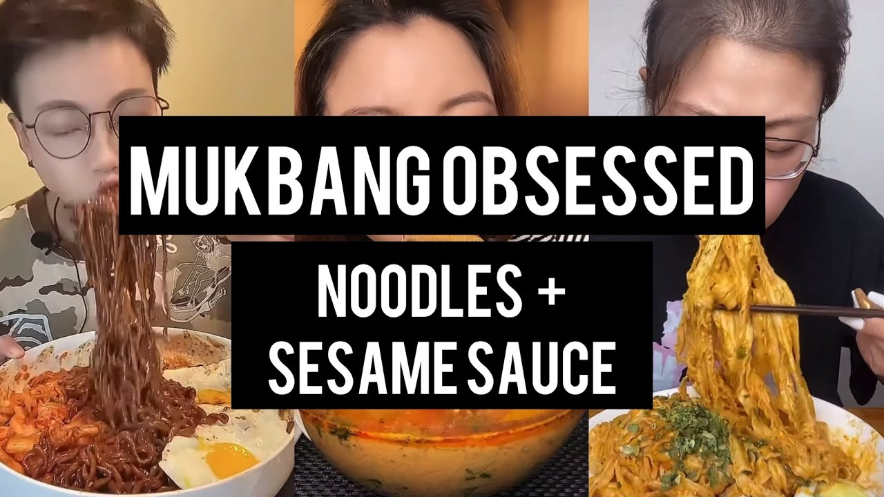 [Portrait] Mukbang ASMR | Noodles with Thick Sesame Sauce Kwai Eating Kwai Mukbang