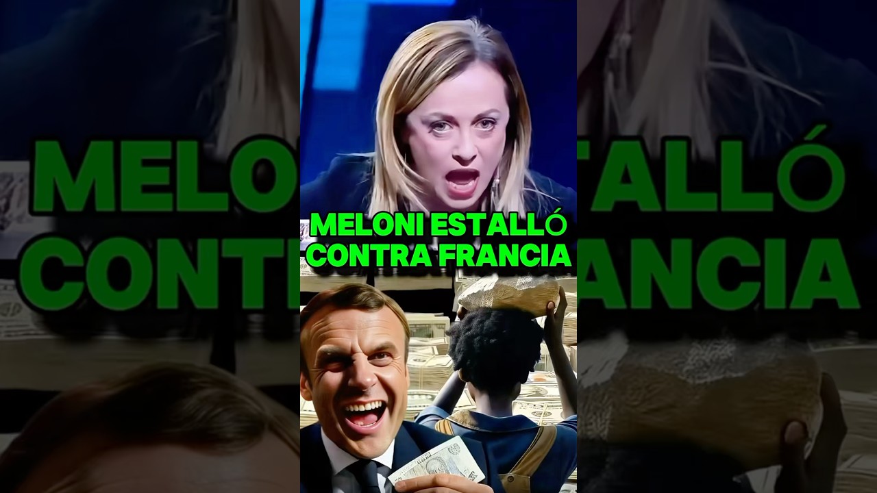 MELONI ESTALL&Oacute; CONTRA FRANCIA #milei #javiermilei #dj #remix