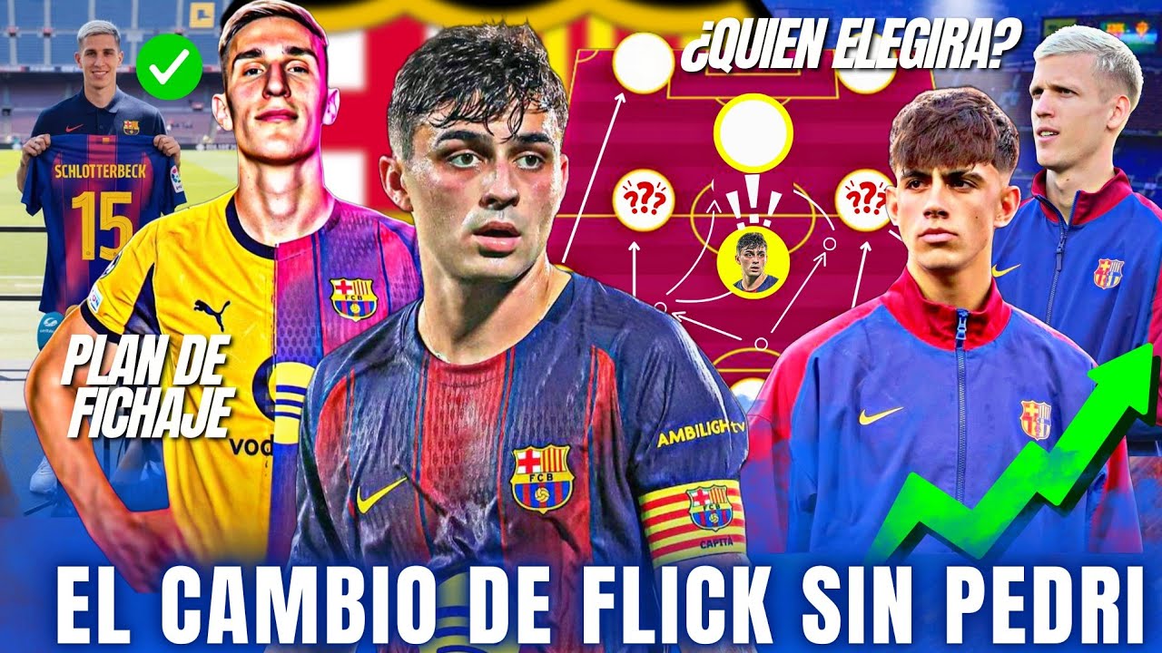 Los 3 Elegidos para suplir a PEDRI ¿Flick cambia la Táctica? El plan de Fichaje y El Error del Barca