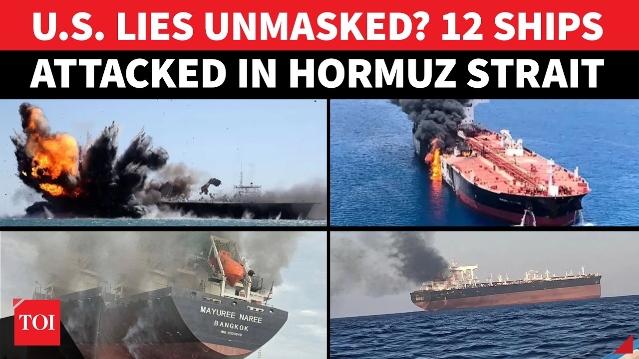 BREAKING: Record 12 Ships BOMBED In Hormuz; Iran In Action, U.S. Navy Loses Control Of Gulf Waters?