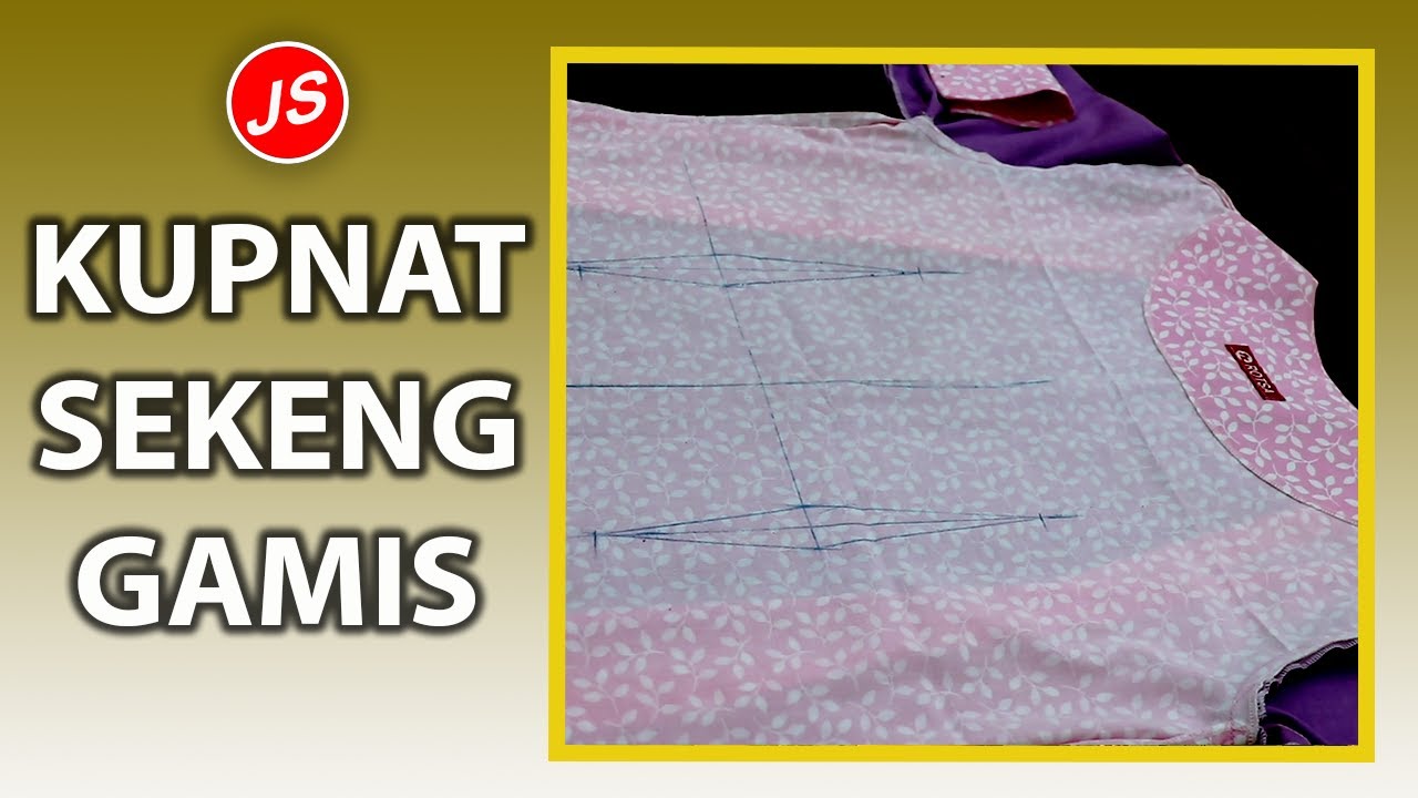Membuat Kupnat Atau Sekeng Pada Gamis Yang Sudah Jadi
