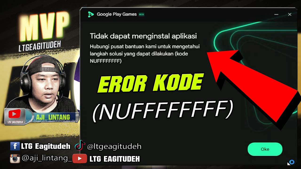 Solusi Cara Mengatasi Eror Kode (Nuffffffff) saat instal Google Play Games Beta