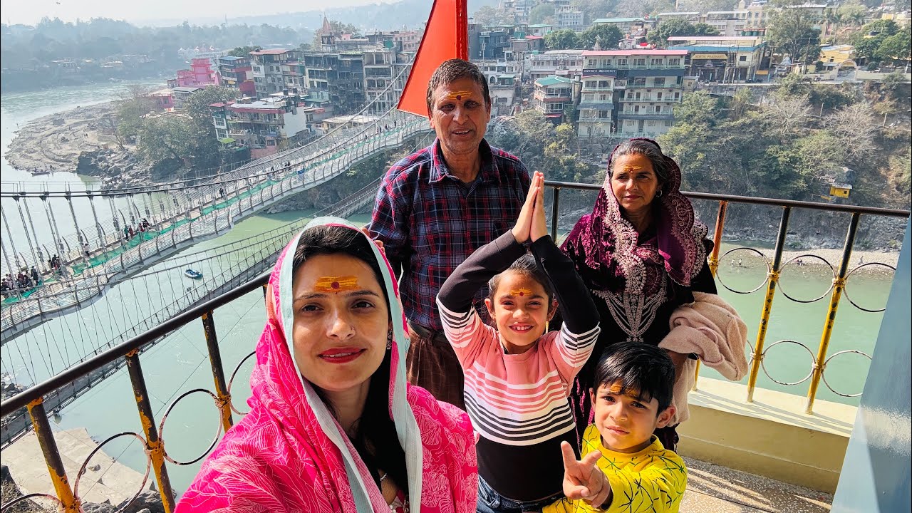 rishikesh Lakshmanjhula aur yaha ka glass bridge #lakshmanjhula #glassbridgeinrishikesh 