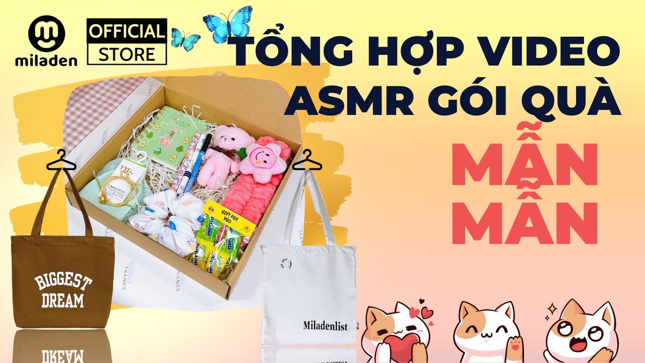 Tổng hợp video ASMR GÓI QUÀ CÙNG MẪN MẪN - ASMR RELAX VIDEO #manmanmiladenofficial #asmr #shorts