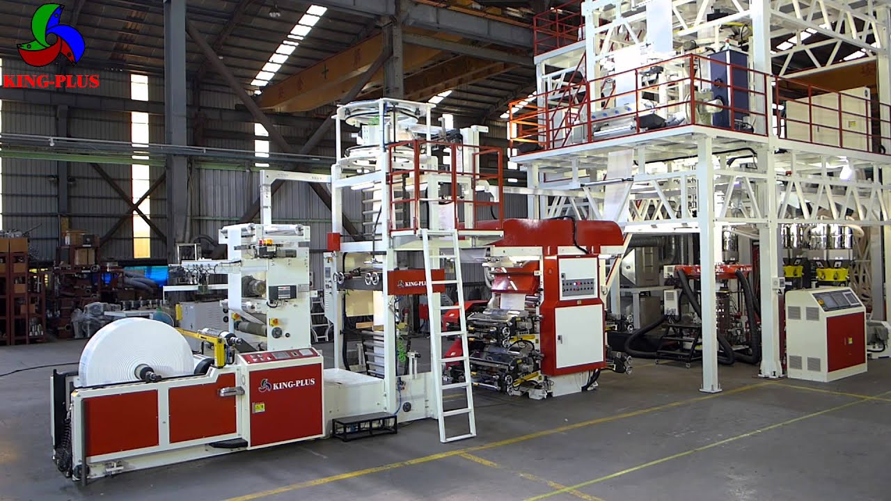CHINAPLAS 2014：KING PLUS Three-Layer Co-Extrusion Blown Film Line