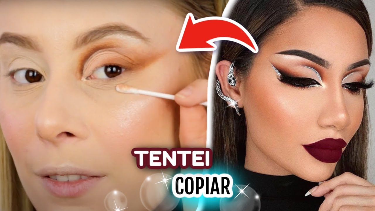 COPIANDO A MAQUIAGEM DA GRINGA *nivel HARD*