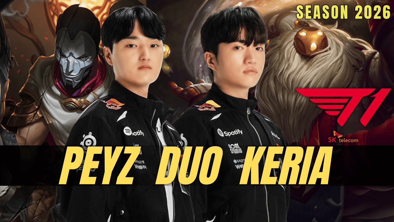T1 Peyz JHIN + T1 Keria BARD Duo - Patch 26.7 KR Ranked | lolrec