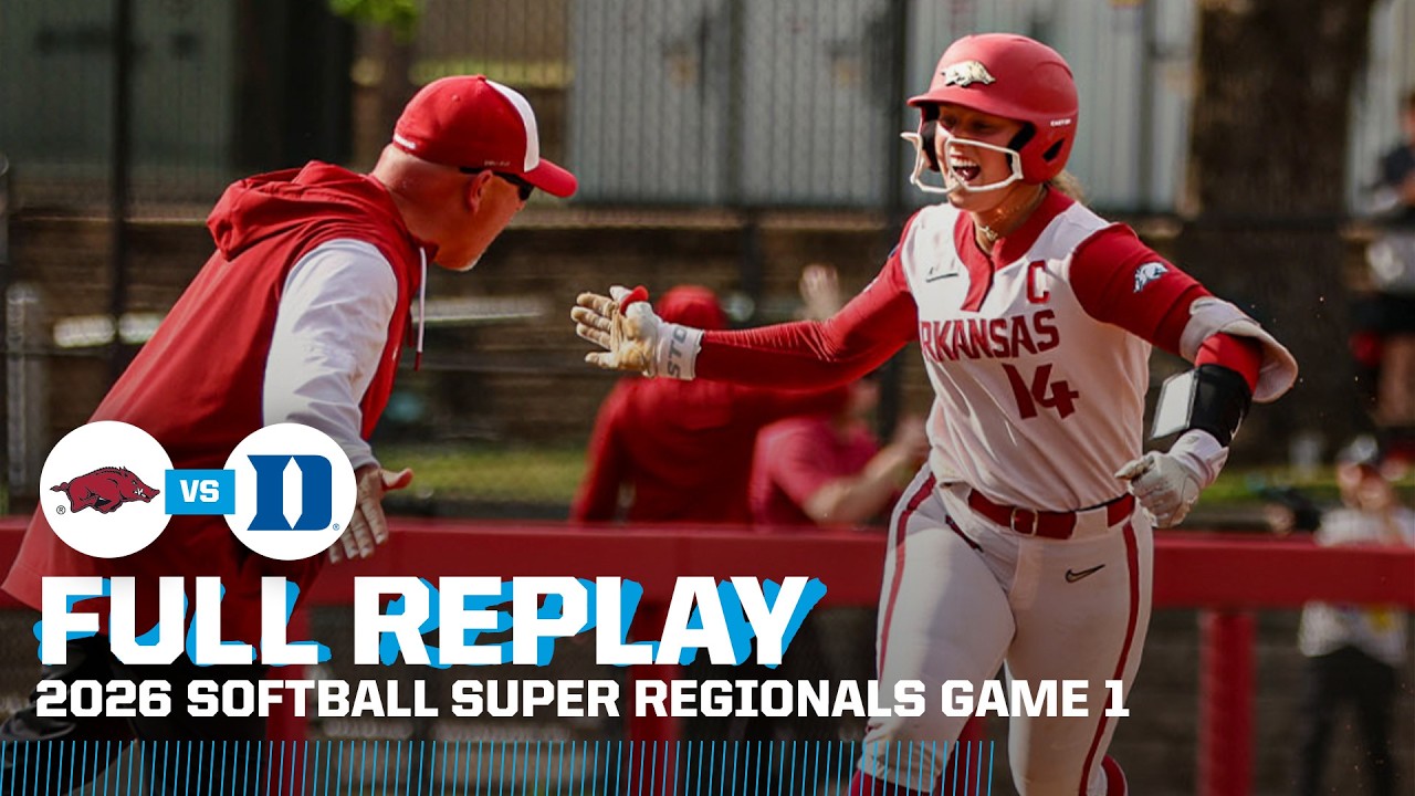 Arkansas vs. Duke: 2026 NCAA softball super regionals Game 1  | FULL REPLAY