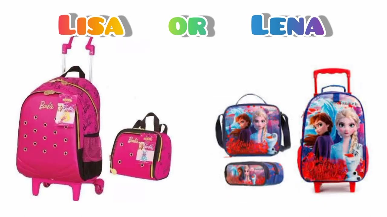 Choose school supplies Barbie vs Frozen 💖❄️