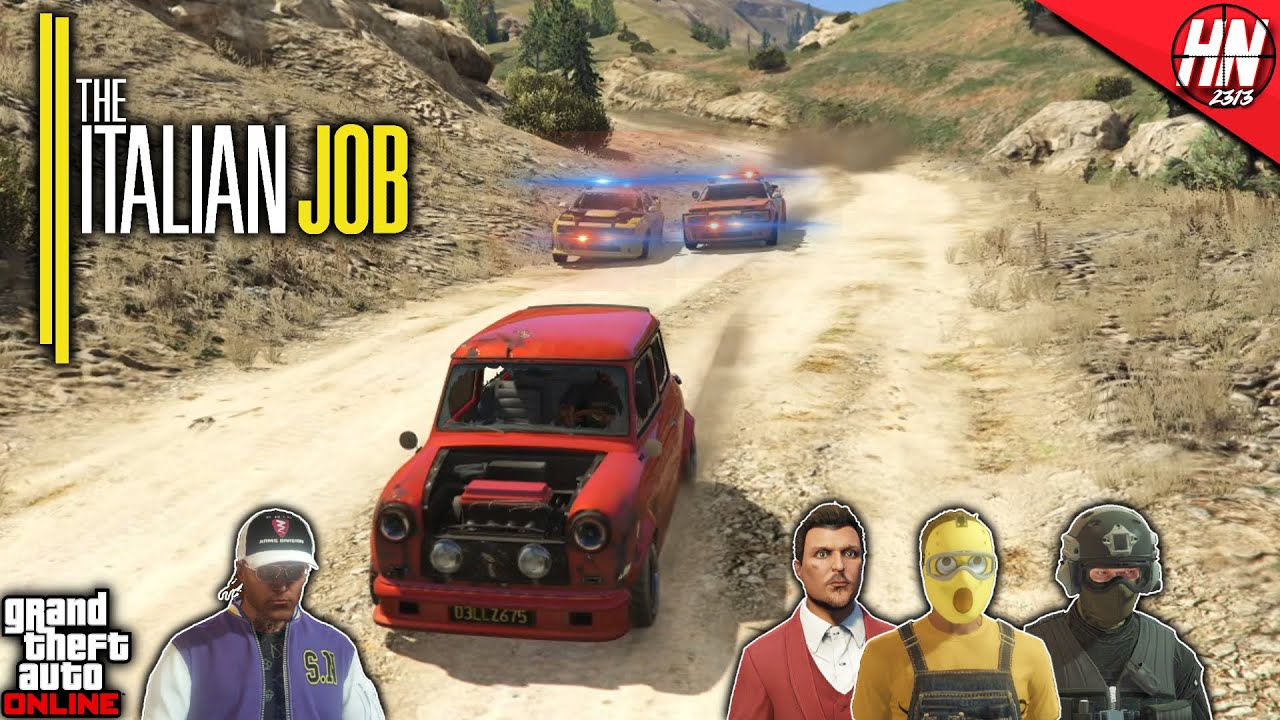 The ITALIAN JOB | GTA 5 ManHunt!