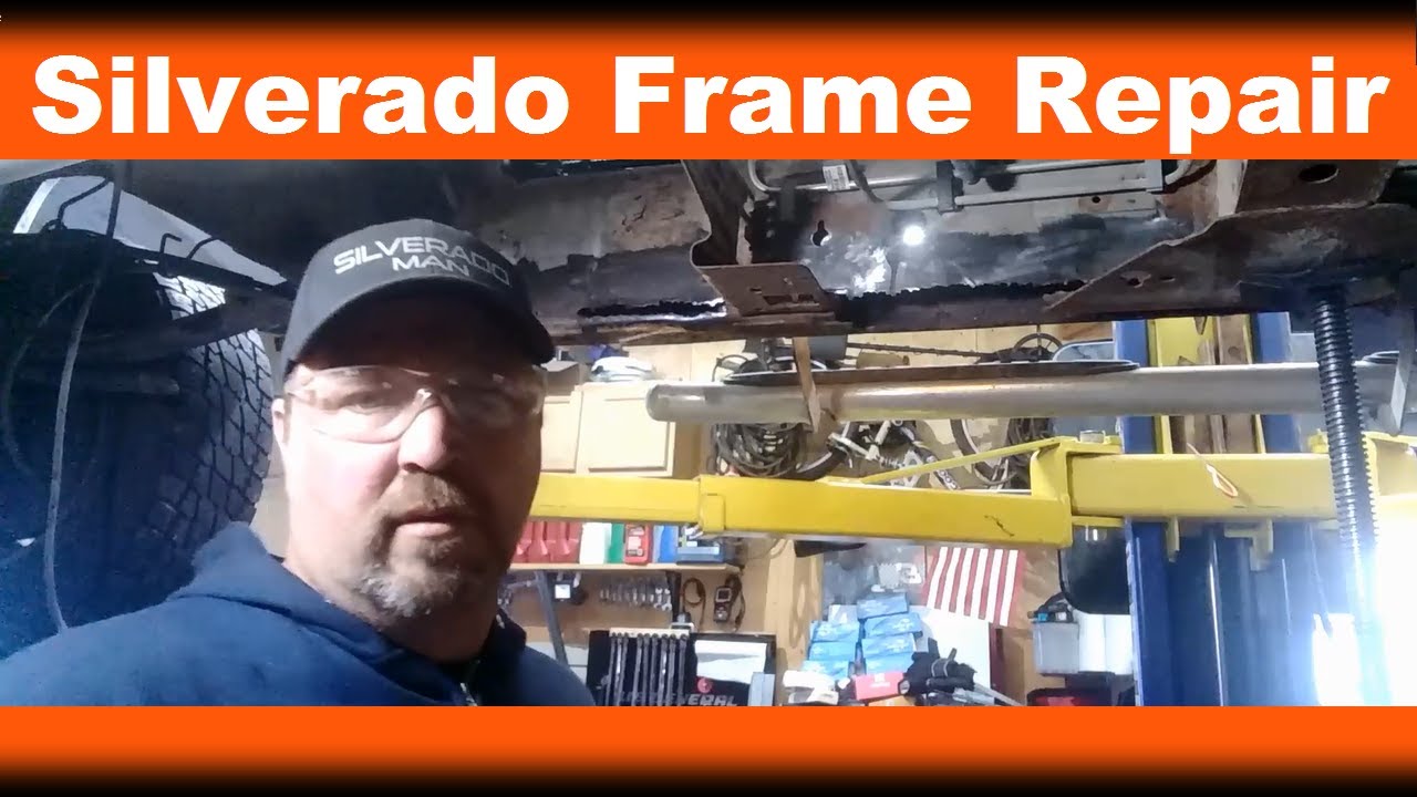 2012 Chevy Silverado 1500 4X4 5.3 Badly Rusted Frame Repair #welding #67