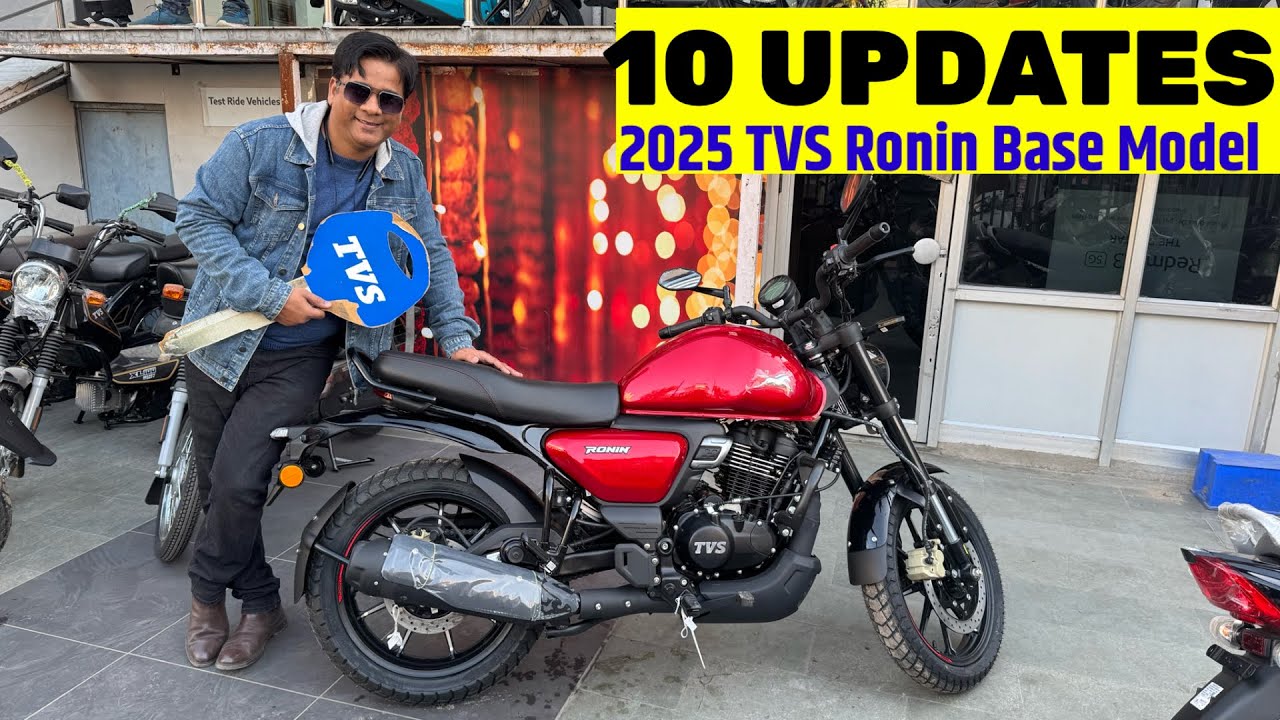 TVS RONIN 225 After 10 Big Updates 🔥2025 Base Model Detailed Review
